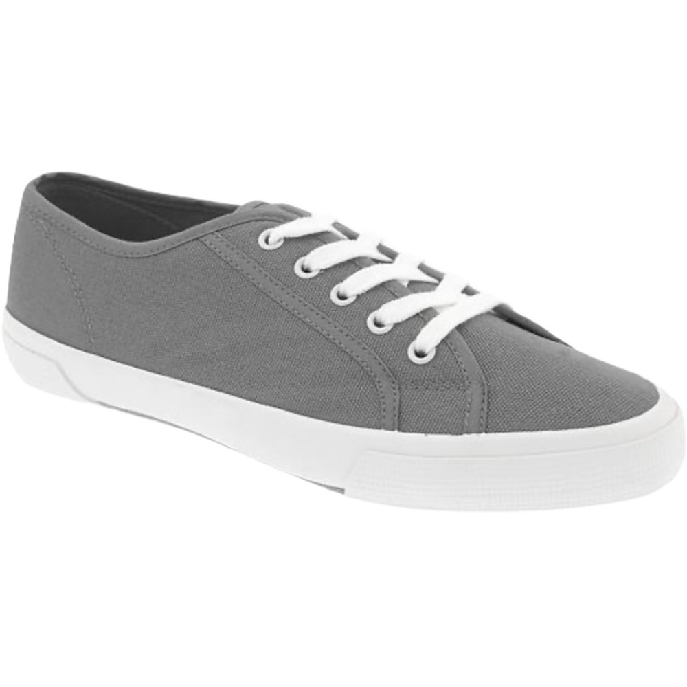 NWT Old Navy Women’s Grey Size 9 Canvas Sneakers